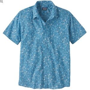 Patagonia Blue Floral Print Men's Go-To Shirt Sz L
